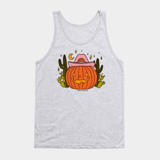 Cowboy Pumpkin Tank Top